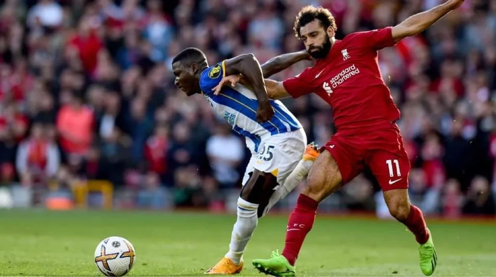 Liverpool có trận hòa kịch tính trước Brighton. Ảnh: Getty