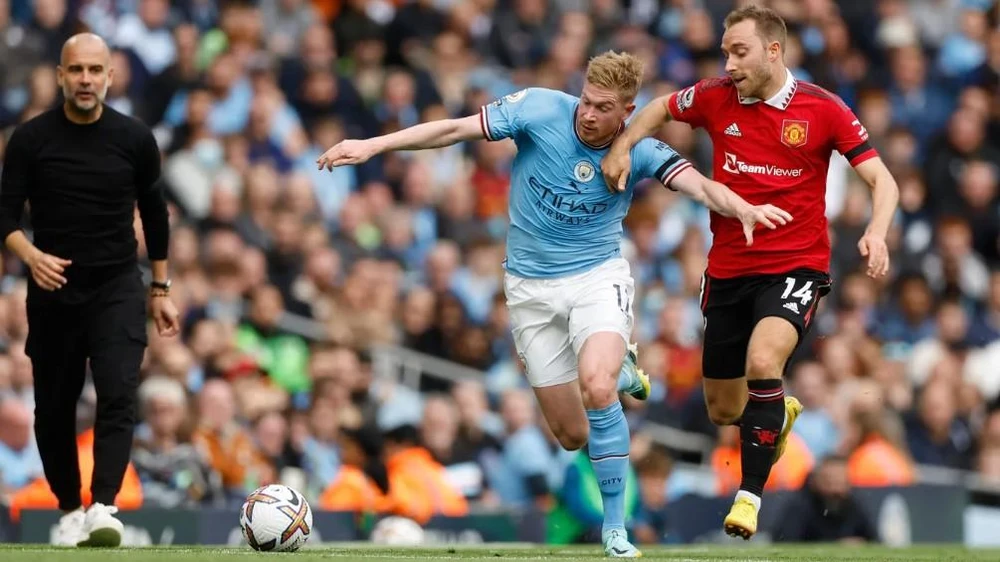 Man City thể hiện sức mạnh đáng sợ. Ảnh: Getty