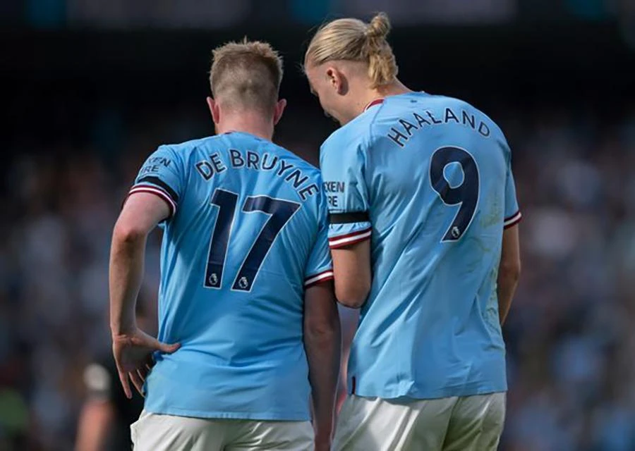 De Bruyne và Haaland có sự ăn ý đáng kinh ngạc. ẢNH: GETTY De Bruyne và Haaland có sự ăn ý đáng kinh ngạc. ẢNH: GETTY