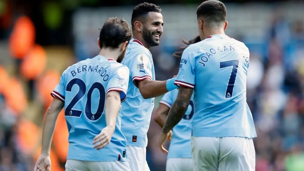 Man City quá mạnh so với Southampton. Ảnh: Getty