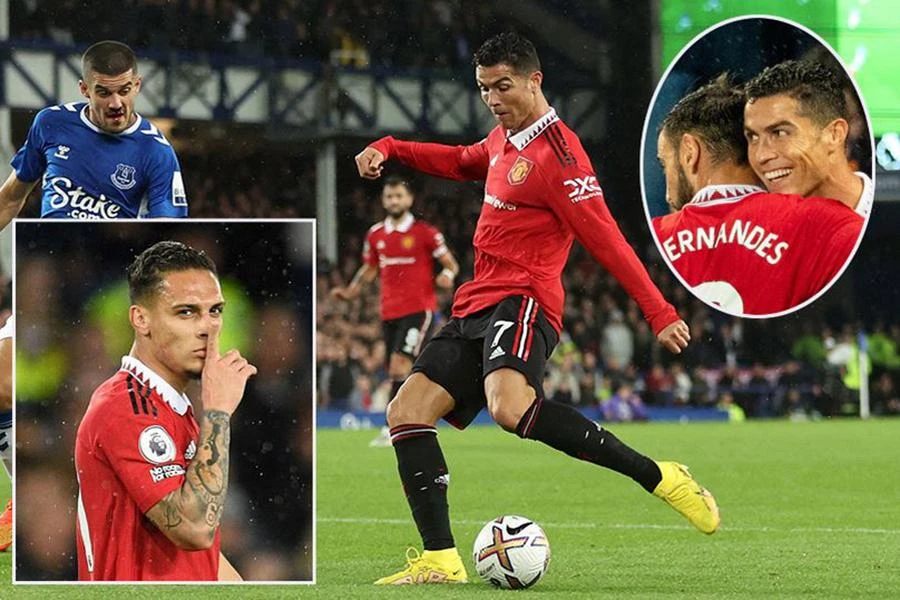 MU đã giành chiến thắng quan trọng trước Everton. ẢNH: MIRROR