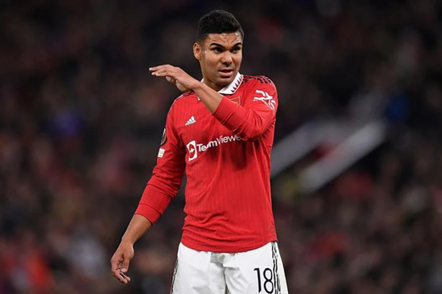 Casemiro ám ảnh với các trận bóng đến mức khiến vợ phải bực bội. ẢNH: GETTY Casemiro ám ảnh với các trận bóng đến mức khiến vợ phải bực bội. ẢNH: GETTY