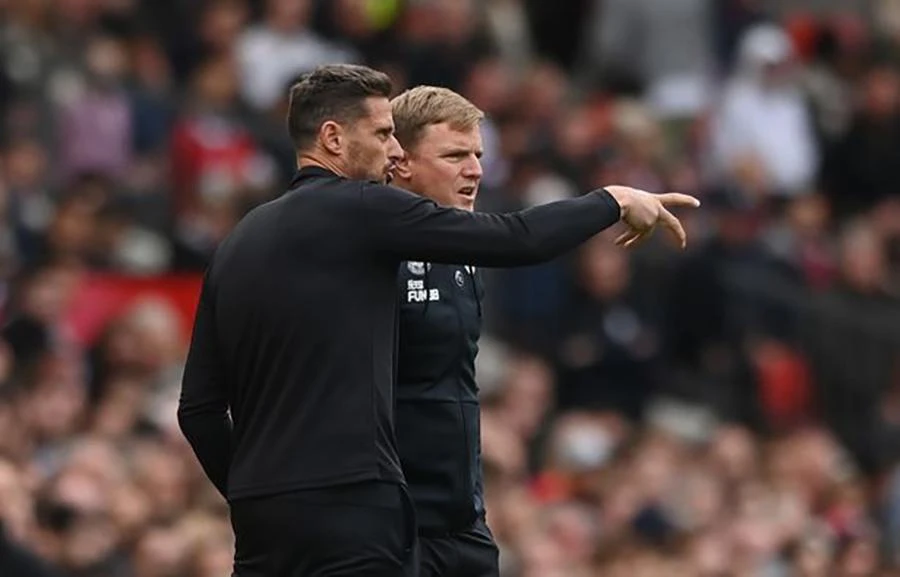 Newcastle của Eddie Howe có trận thi đấu ấn tượng tại Old Trafford. ẢNH: GETTY