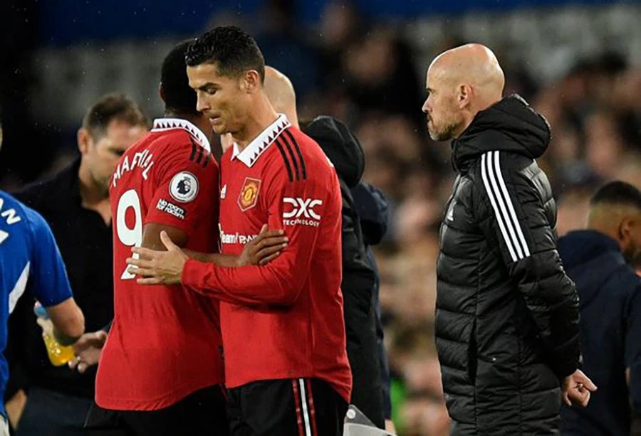 David May khuyên Ten Hag đẩy Ronaldo rời Old Trafford trong kỳ chuyển nhượng mùa đông vào đầu năm sau. ẢNH: GETTY