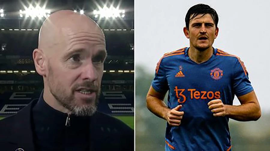 Ten Hag nhiều khả năng sẽ trao một cơ hội khác cho Harry Maguire. ẢNH: MIRROR