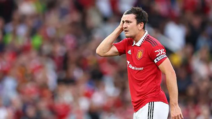 Maguire chơi cực kỳ tệ hại ở MU trong hơn 1 năm qua và bị người hâm mộ chế nhạo là 'mắc hài'. ẢNH: GETTY