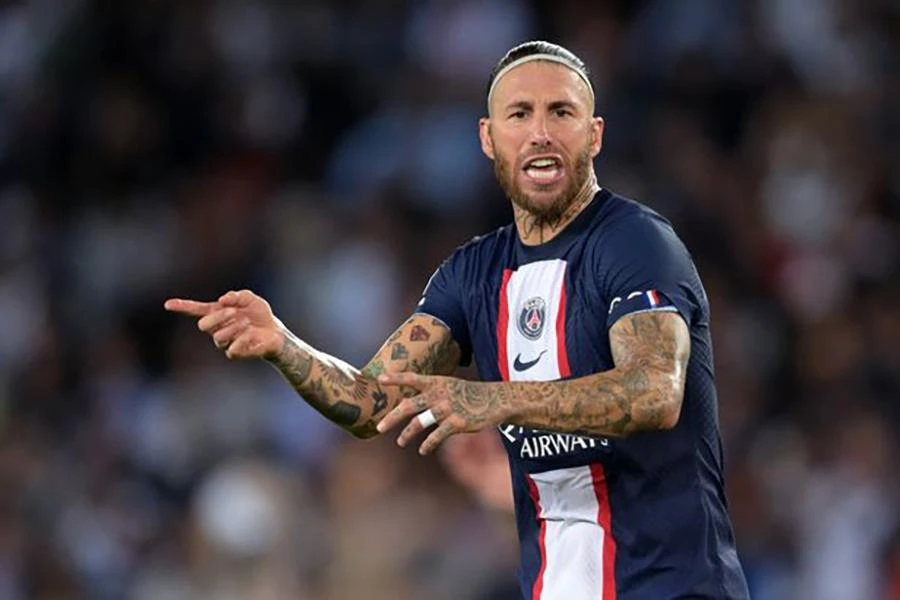Ramos đi vào lịch sử PSG với hàng loạt kỷ lục. ẢNH: GETTY