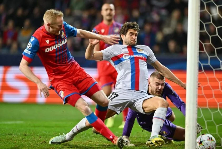 Barcelona chia tay Champions League bằng chiến thắng trước Plzen. Ảnh: Getty