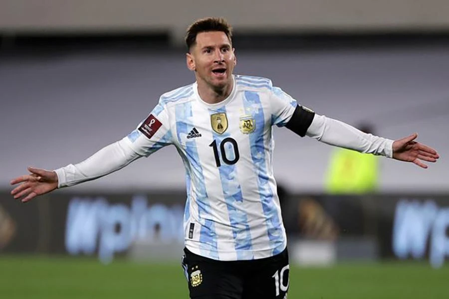 Mục tiêu của Messi là vô địch World Cup 2022 cùng tuyển Argentina. ẢNH: GETTY