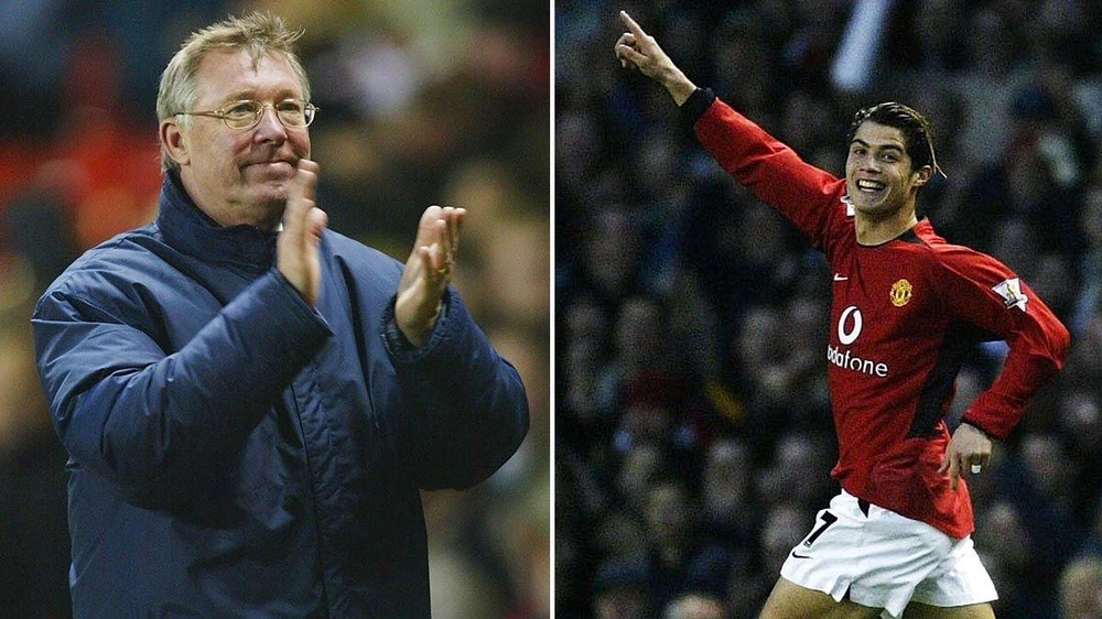Vì Ronaldo trẻ và đầy tiềm năng, Sir Alex sẵn sàng đẩy Nistelrooy ra đi. ẢNH: MIRROR