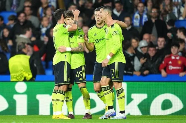 Sao trẻ MU tỏa sáng đúng lúc. Ảnh Getty