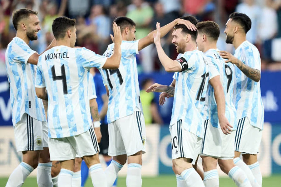 Argentina chuẩn bị công bố đội hình chính thức 26 cầu thủ dự World Cup 2022. Ảnh: GETT
