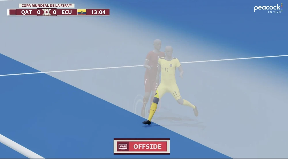 công nghệ việt vị bán tự động xác định Estrada việt vị.