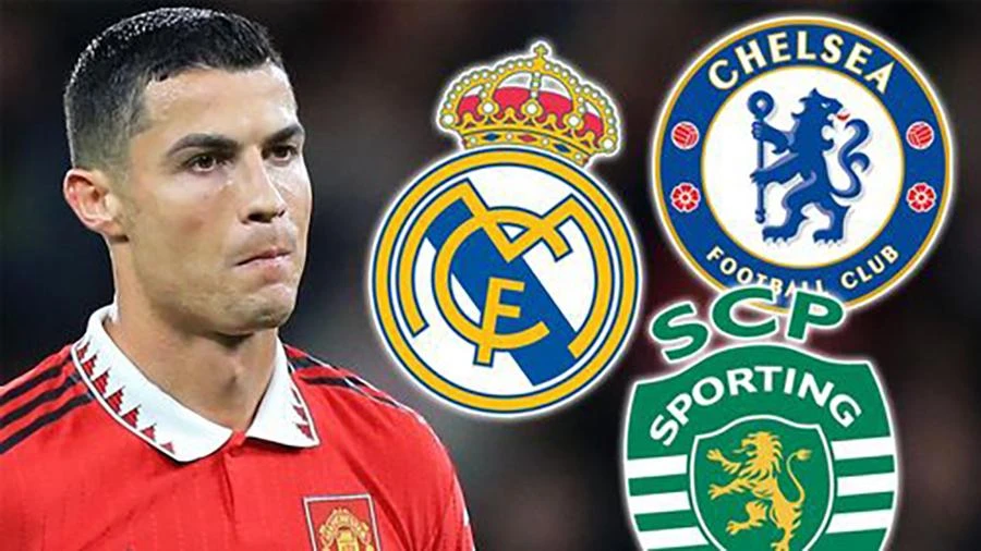 Ronaldo sẽ có 7 điểm đến tiềm năng để lựa chọn. ẢNH: MIRROR