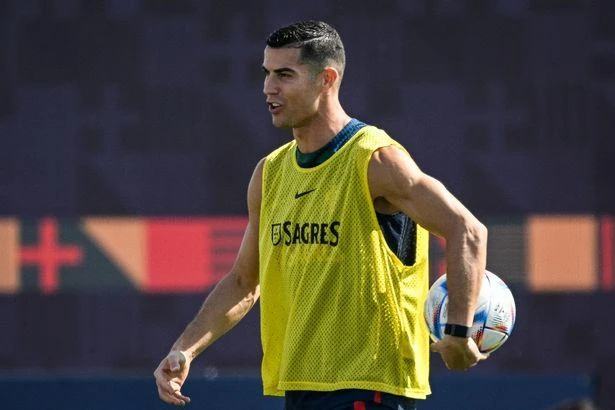 Hiện Ronaldo đang tập trung hoàn toàn vào World Cup 2022 cùng tuyển Bồ Đào Nha. ẢNH: GETTY
