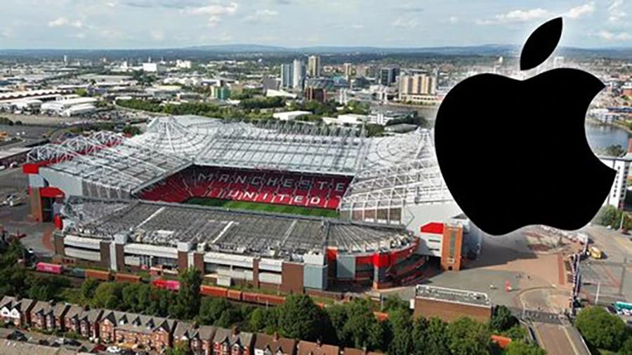 MU sẽ xây sân vận động hoành tráng nhất thế giới và trở thành CLB giàu nhất nếu thuộc sở hữu của Apple. ẢNH: MIRROR