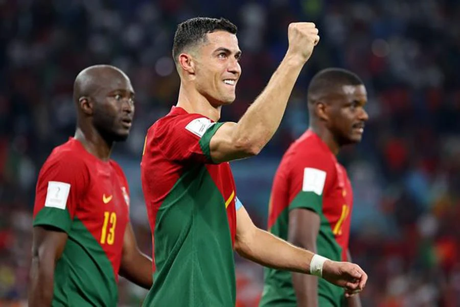 Ronaldo đã lập công trong 5 kỳ World Cup liên tiếp. ẢNH: GETTY Ronaldo đã lập công trong 5 kỳ World Cup liên tiếp. ẢNH: GETTY
