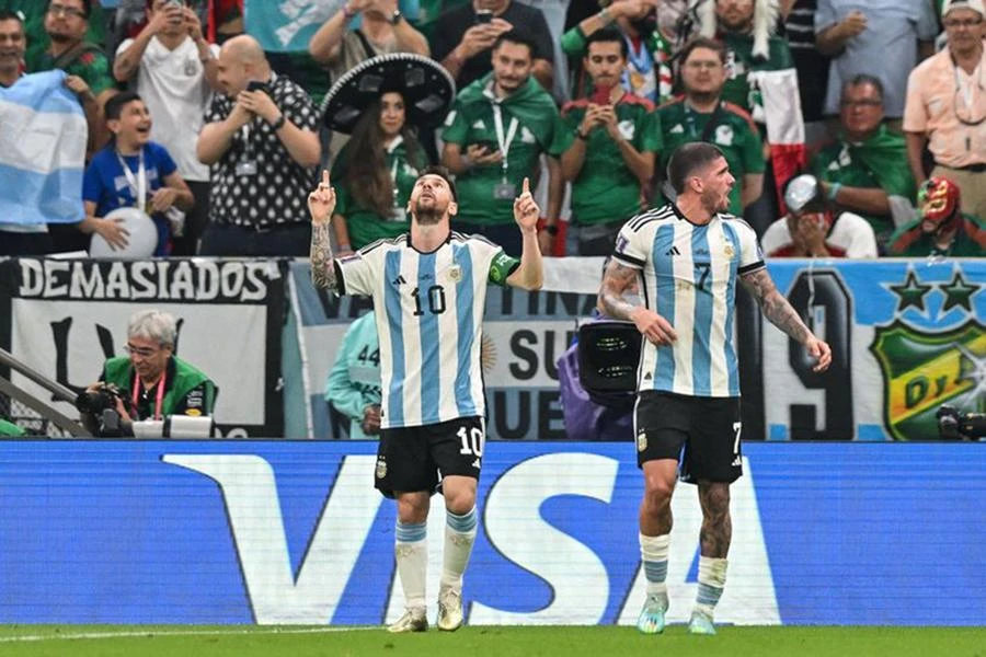 Messi giúp Argentina trở lại đường đua ở World Cup 2022. ẢNH: GETTY Messi giúp Argentina trở lại đường đua ở World Cup 2022. ẢNH: GETTY