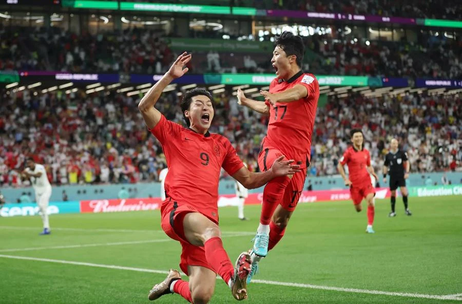 Choi Guesung rực sáng ghi liền hai bàn thắng cho Hàn Quốc. ẢNH: GETTY