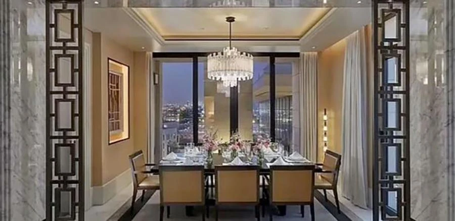 Beckham ở tại khách sạn 5 sao Mandarin Oriental ở Doha (Qatar). Ảnh: Oriental Mandarin Hotel