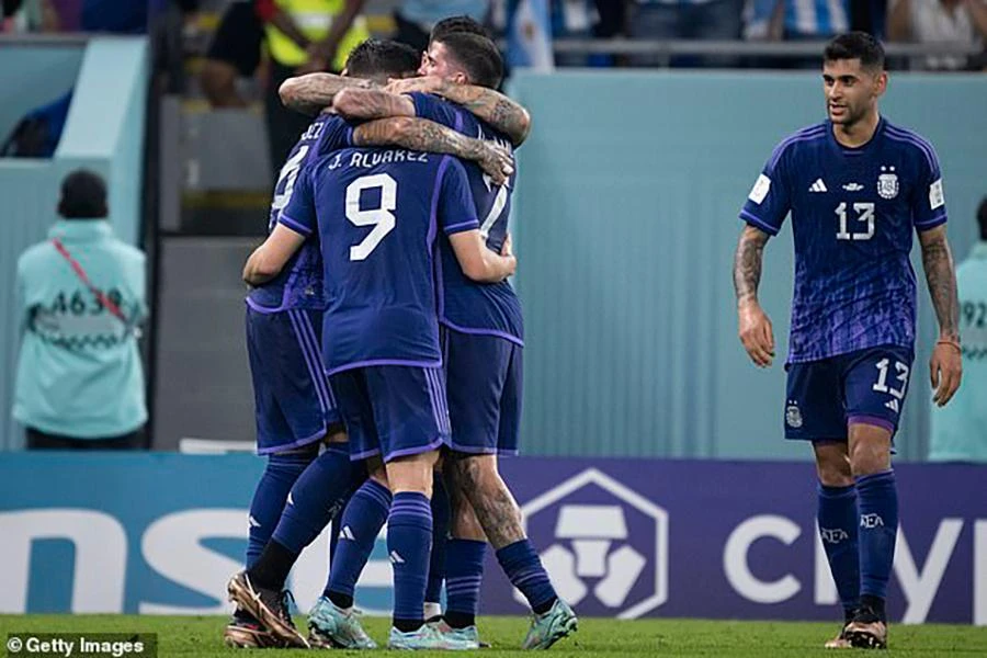 Argentina đang vào 'phom' với 2 trận thắng liên tiếp ở World Cup 2022. ẢNH: GETTY