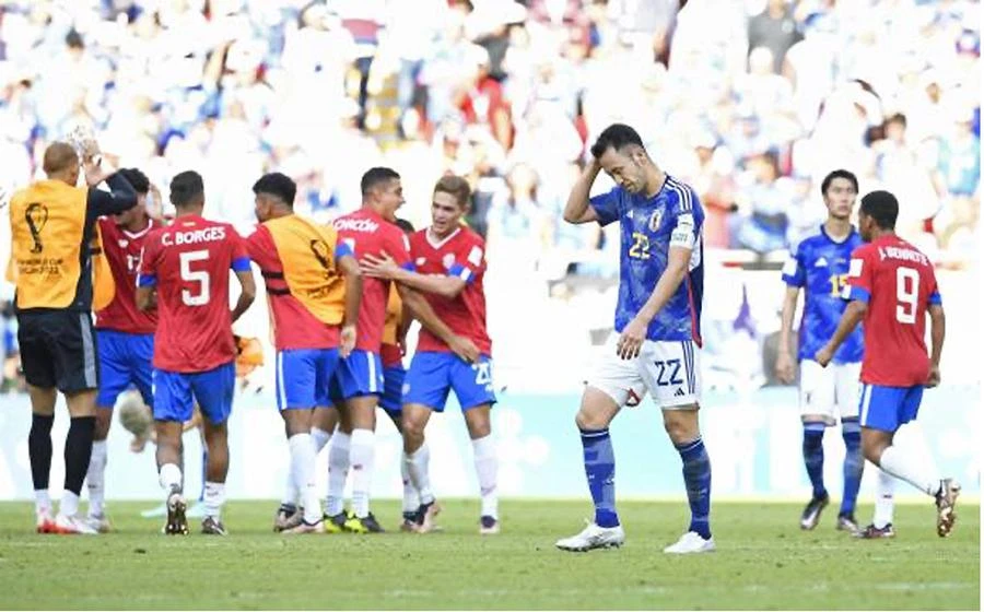 Costa Rica cần giành chiến thắng và trông chờ Nhật Bản thất bại để đi tiếp. Ảnh: GETTY