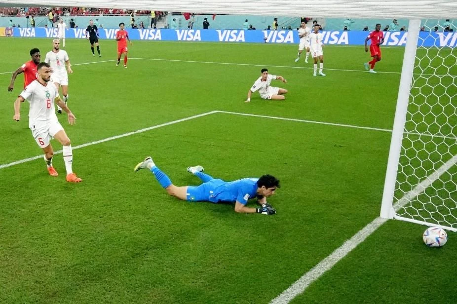 Với chiến thắng trước Canada, Morocco chính thức giành vé vào vòng 1/8. Ảnh: Getty