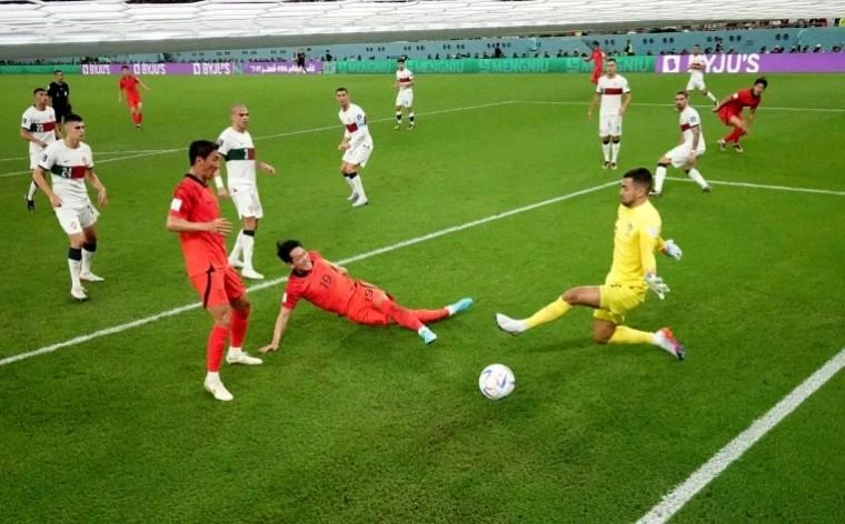 Bàn thắng của Kim Younggwon giúp Hàn Quốc khơi dậy tinh thần cho Hàn Quốc. Ảnh Getty