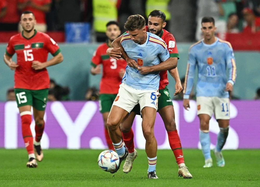 Marocco chơi cực kỳ khó chịu. ẢNH: GETTY Marocco chơi cực kỳ khó chịu. ẢNH: GETTY