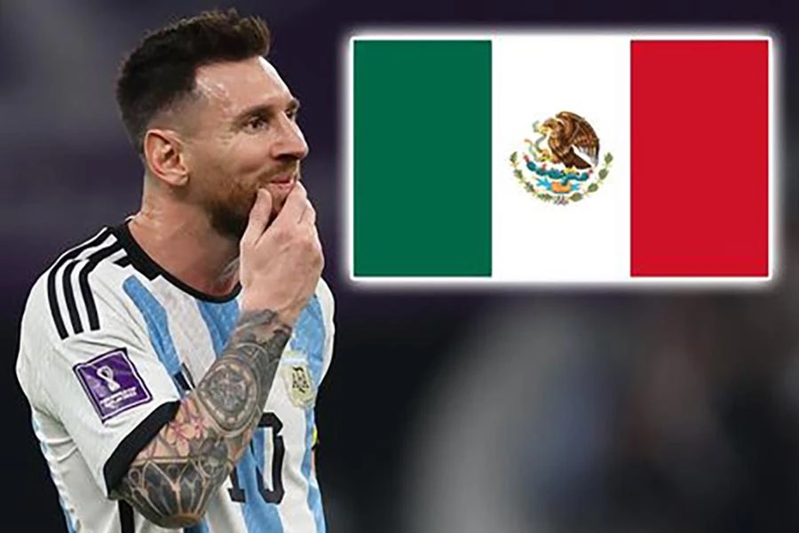 Messi đối mặt lệnh cấm từ Mexico. ẢNH: DAILY STAR