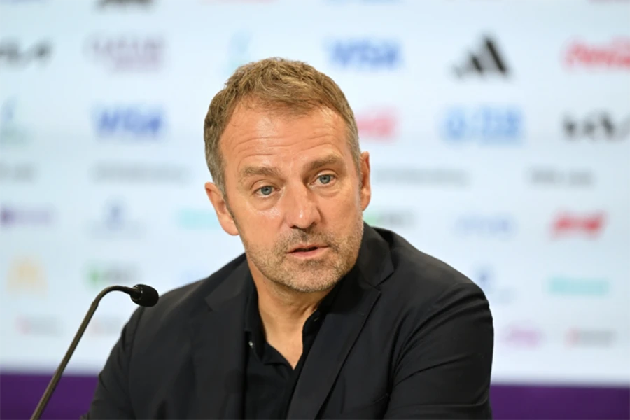 Hansi Flick không bị LĐBĐ Đức sa thải. ẢNH: GETTY