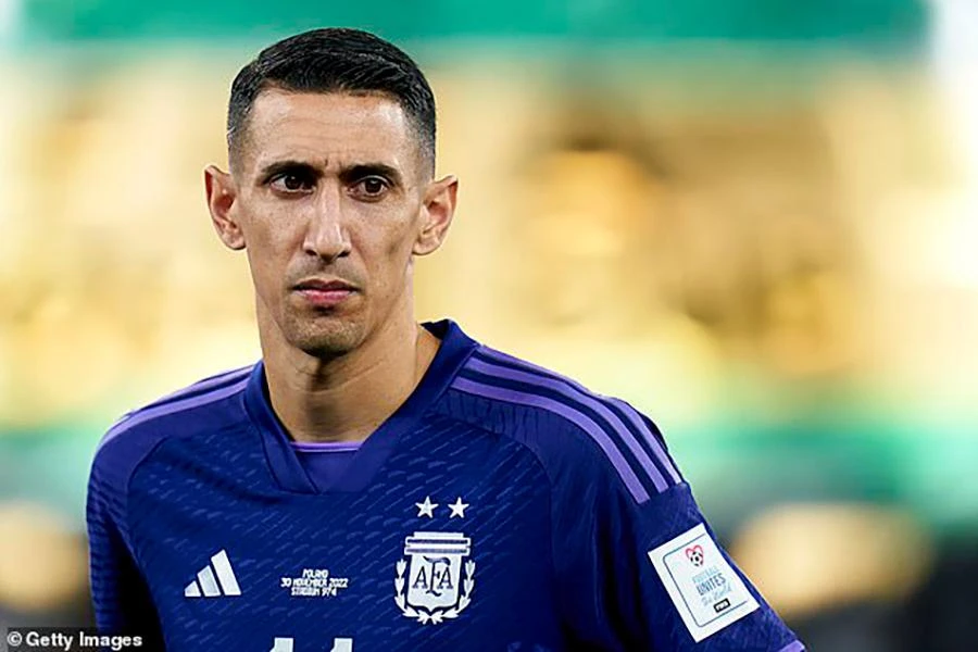 Di Maria là cầu thủ nguy hiểm thứ hai trên hàng công Argentina, chỉ sau Lionel Messi. ẢNH: GETTY