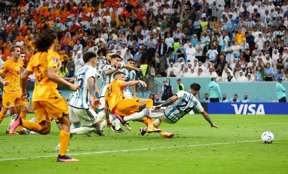 Argentina thi đấu áp đảo trước Hà Lan nhưng lại đánh rơi chiến thắng ở những phút cuối trận. Ảnh: Getty