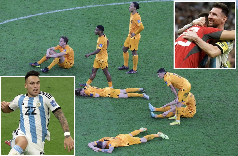 Argentina tiến vào bán kết World Cup 2022. ẢNH: SUN SPORT