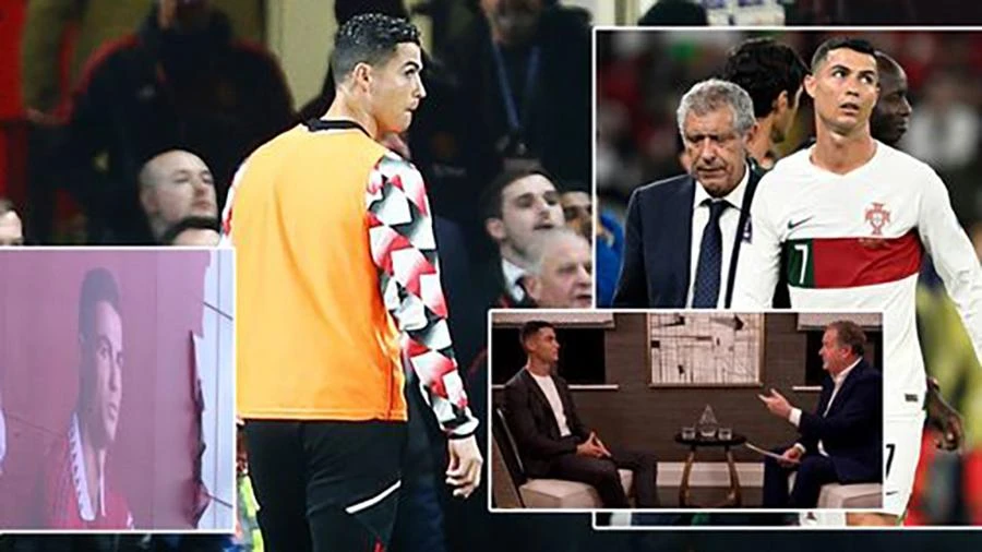 Tuyển Bồ Đào Nha khiến Ronaldo rơi vào tình thế y hệt tại Manchester United. ẢNH: MIRROR