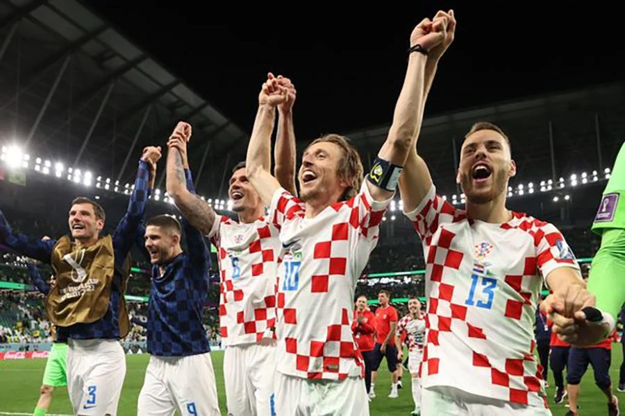 Modric và Croatia vẫn giữ được phong độ cao như kỳ World Cup trước. ẢNH: GETTY