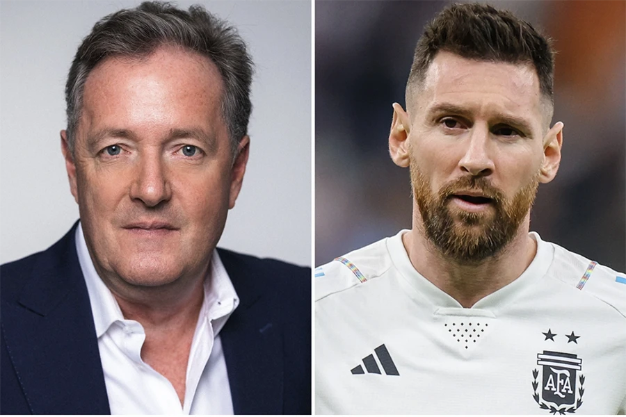 Morgan không xem Messi là cầu thủ hay nhất thế giới. ẢNH: SUN SPORTS Morgan không xem Messi là cầu thủ hay nhất thế giới. ẢNH: SUN SPORTS