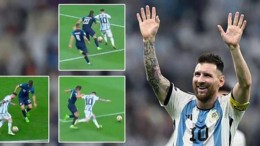 Messi đang có kỳ World Cup hay nhất sự nghiệp của anh. ẢNH: MIRROR
