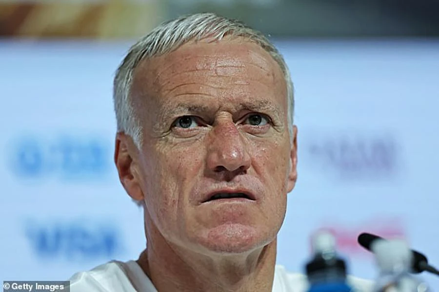 Didier Deschamps có trận chung kết World Cup thứ ba trong sự nghiệp của mình với tư cách cầu thủ lẫn HLV. ẢNH: GETTY