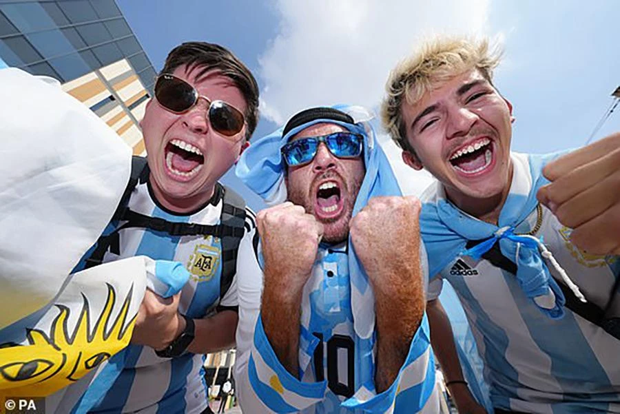 CĐV Argentina. ẢNH: PA