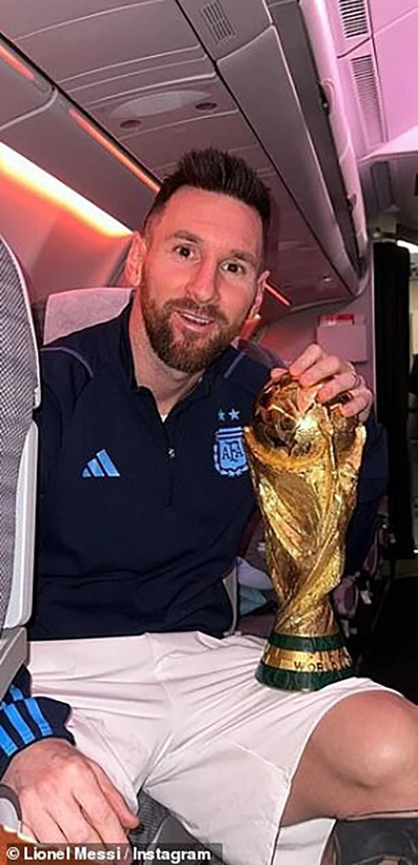 Lionel Messi đăng ảnh này lên Instagram. Lionel Messi đăng ảnh này lên Instagram.