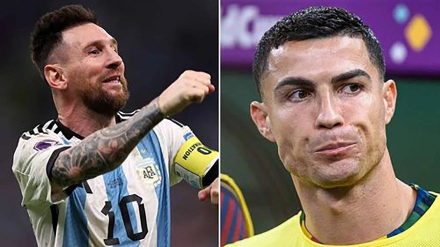 Cuộc tranh luận về Lionel Messi và Ronaldo, ai xuất sắc hơn dường như đã kết thúc. ẢNH: MIRROR