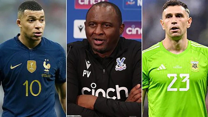 Viera chỉ trích hành động của Martinez nhắm vào Mbappe. ẢNH: MIRROR