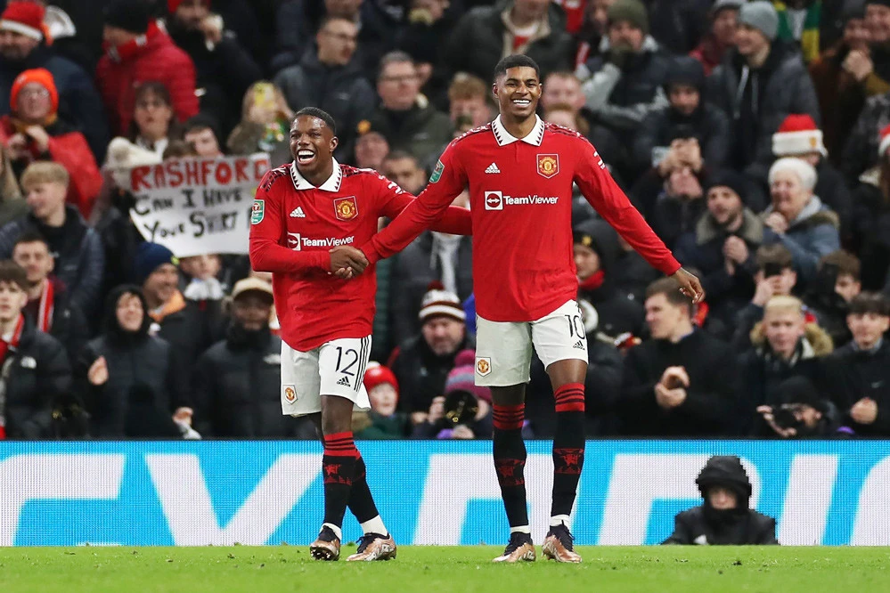 Marcus Rashford đang trở thành chân sút chủ lực của MU. Ảnh: Getty