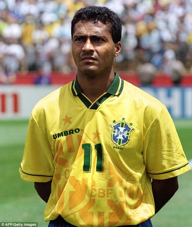Romario từng dẫn dắt Brazil vô địch World Cup 1994. ẢNH: GETTY