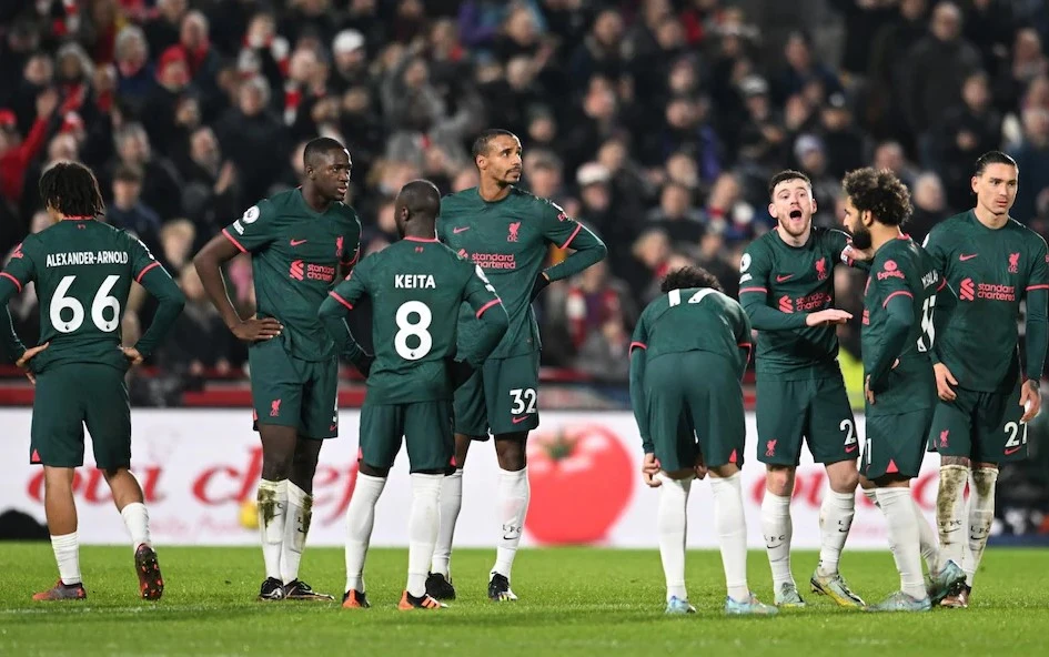 Liverpool không còn khả năng cạnh tranh chức vô địch. Ảnh: Getty