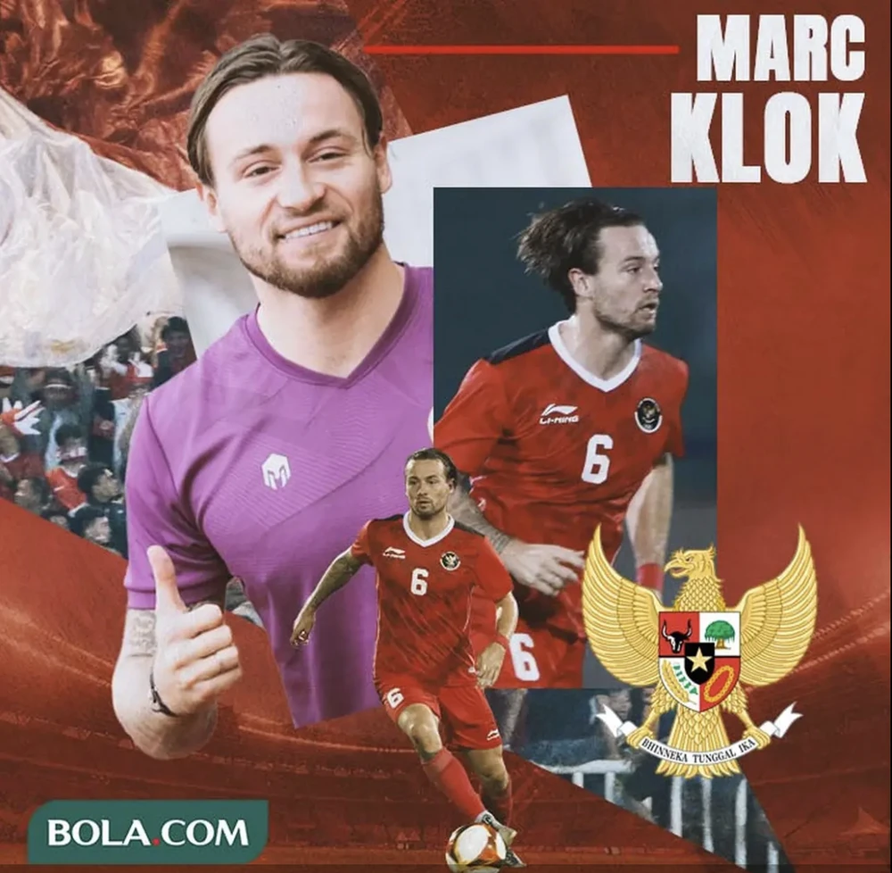 Marc Klok được xem là ngôi sao nguy hiểm nhất trên hàng công Indonesia. ẢNH: BOLA