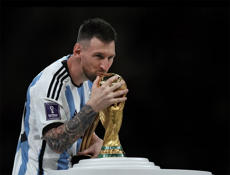 Messi đã vô địch World Cup 2022 cùng tuyển Argentina. ẢNH: GETTY Messi đã vô địch World Cup 2022 cùng tuyển Argentina. ẢNH: GETTY