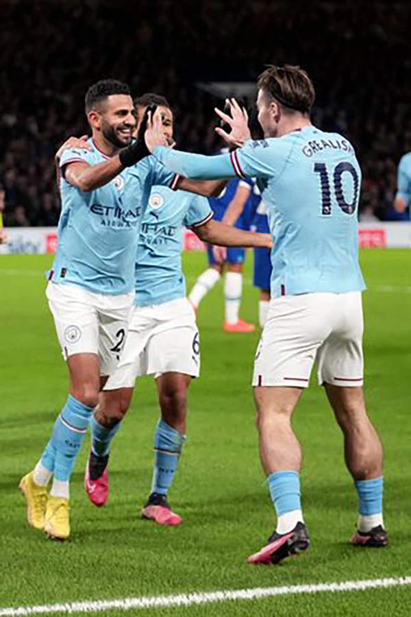 Hai siêu dự bị HLV Pep Guardiola tung vào sân đã cùng nhau tạo nên bàn thắng duy nhất trận đấu cho Man City. ẢNH: GETTY Hai siêu dự bị HLV Pep Guardiola tung vào sân đã cùng nhau tạo nên bàn thắng duy nhất trận đấu cho Man City. ẢNH: GETTY