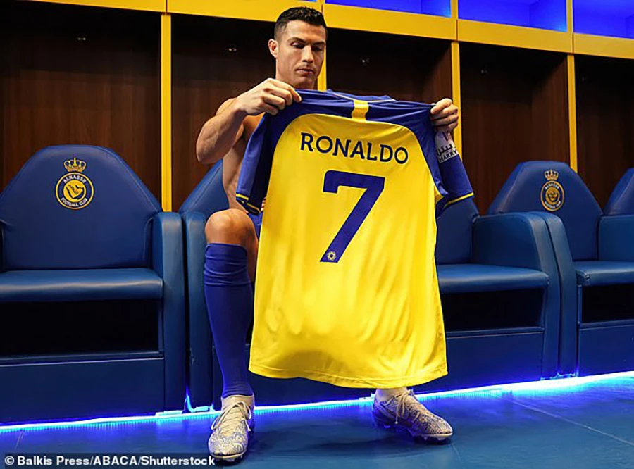 Ronaldo đã gia nhập Al-Nassr với mức lương kỷ lục thế giới 173 triệu bảng Anh/năm. ẢNH: SHUTTERSTOCK